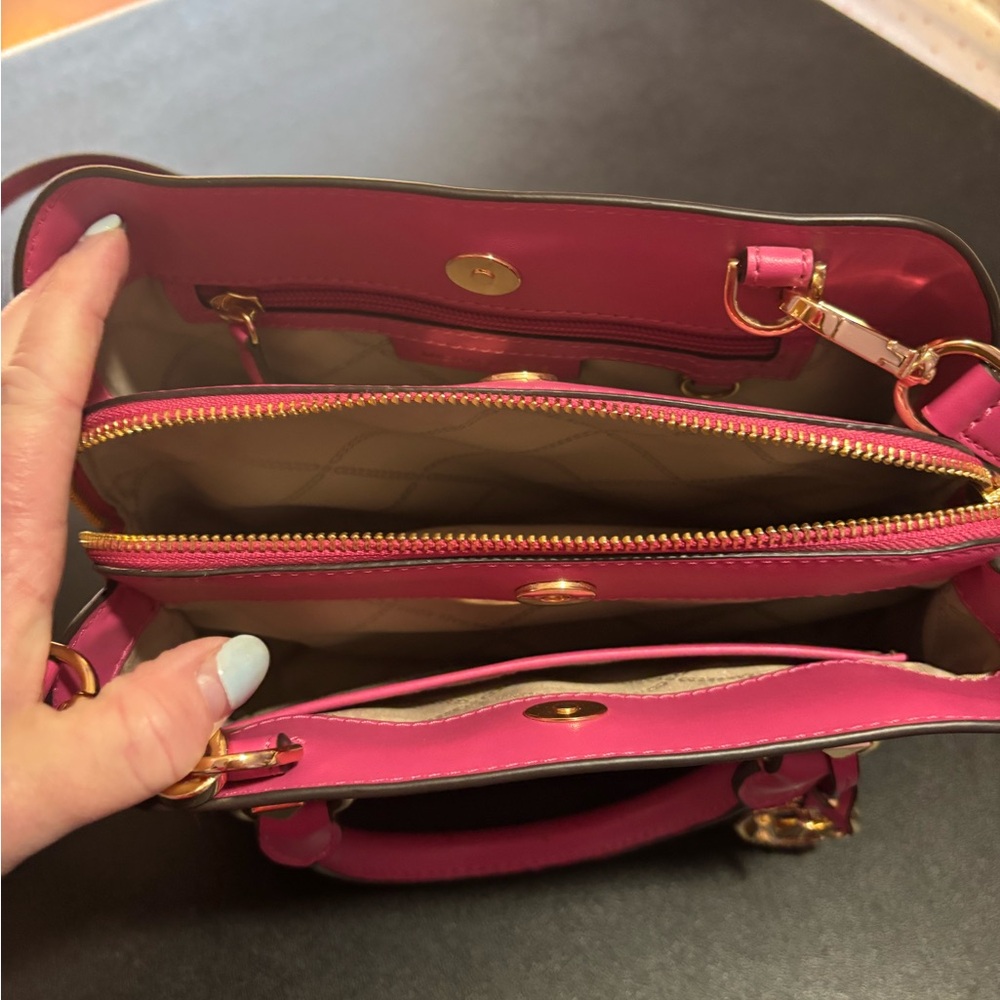 Michael Kors Pink Satchel with Gold Hardware - Picture 3 of 7